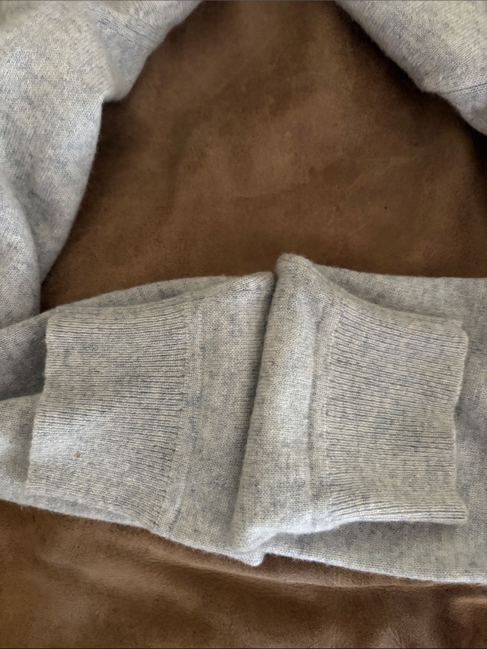 Theory Men’s Cashmere Crewneck Sweater Gray Large L - Picture 9 of 11